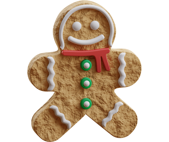 Kids festive bake day gingerbread people
