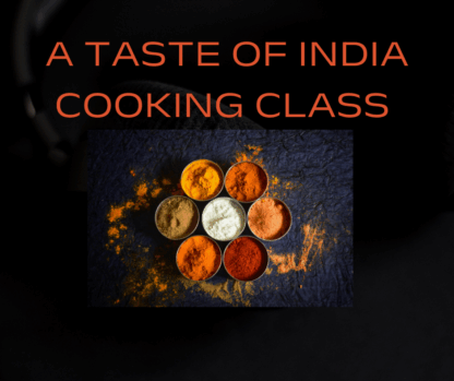 taste of india cooking class