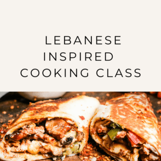 lebanese style cooking class