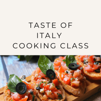 taste of italy cooking class