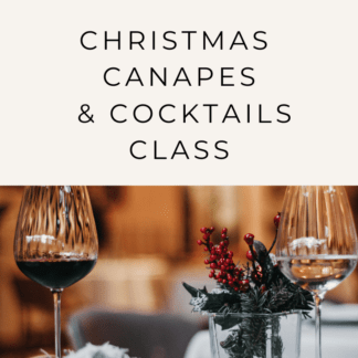 christmas canapes & cocktails class