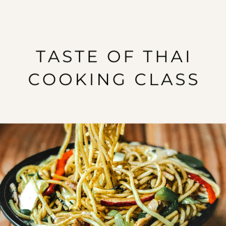 taste of thai cooking class